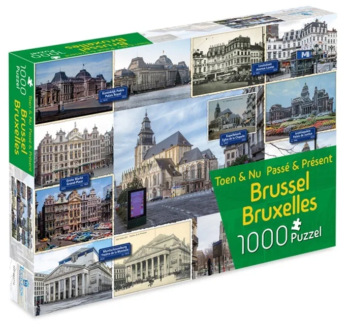 Toen en Nu Brussel (1000) de Tucker's Fun Factory – boîte