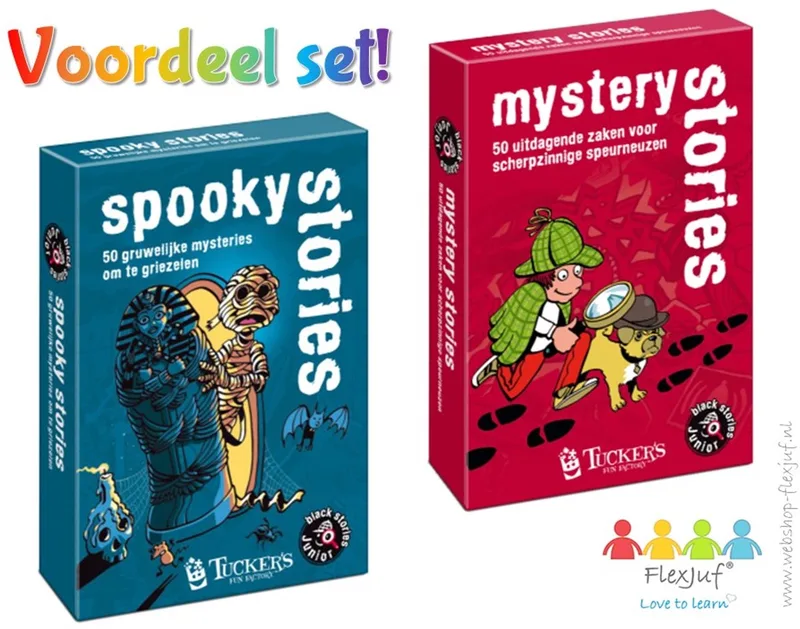 Voordeelset Spooky Stories & Mystery Stories (8+) from Tucker's Fun Factory, Multi-coloured edition – box