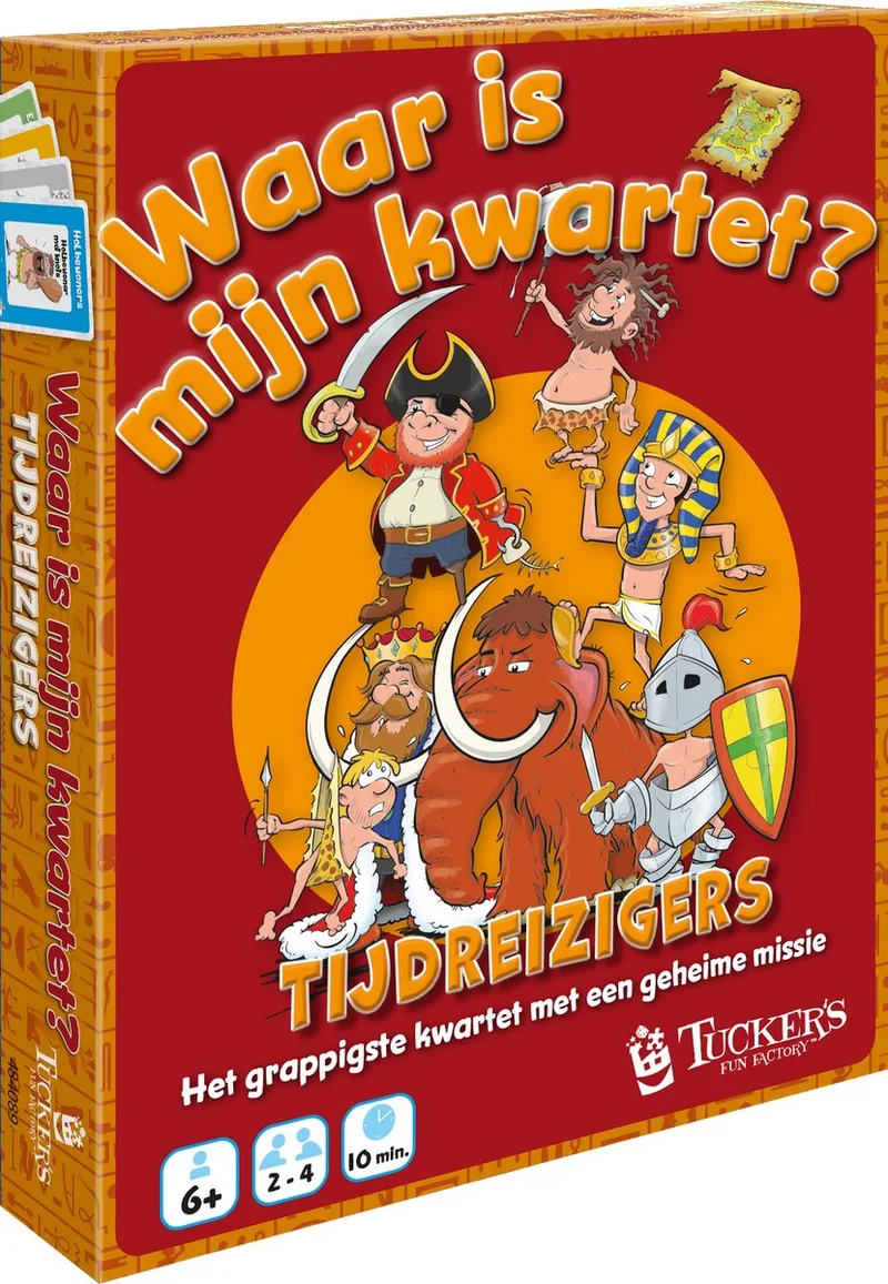 Waar is mijn Kwartet: Tijdreizigers from Tucker's Fun Factory – box