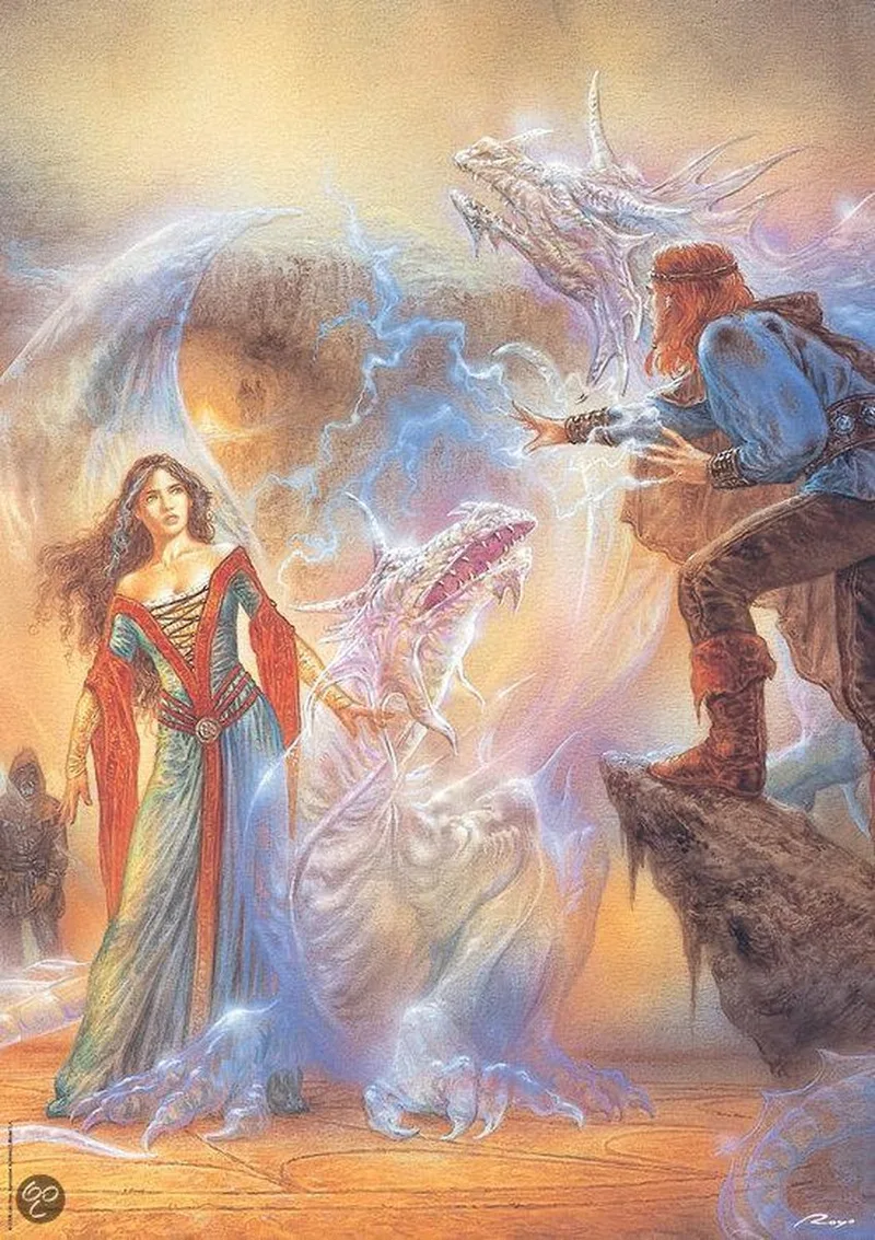 Heye Puzzel - Luis Royo: Spell från University Games – kartong