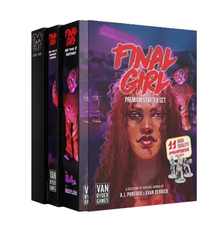 Final Girl: Bad Times at Buddyland - Premium Starter Set von Van Ryder Games – Schachtel
