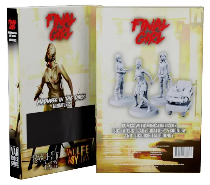 Final Girl: Madness in the Dark Miniatures von Van Ryder Games – Schachtel