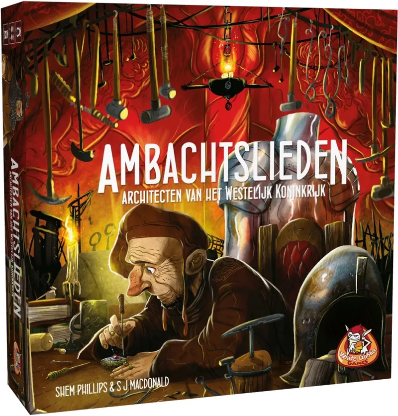 Architecten van het Westelijk Koninkrijk: Ambachtslieden - expertspel - 1 tot 6 spelers - 90 minuten - Vanaf 12 jaar de White Goblin Games – boîte