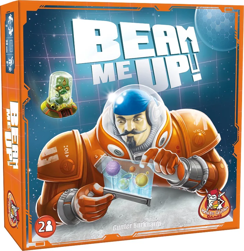 Beam me Up - 2 persoonsspel - 2 spelers - 30 minuten - Vanaf 8 jaar fra White Goblin Games – æske