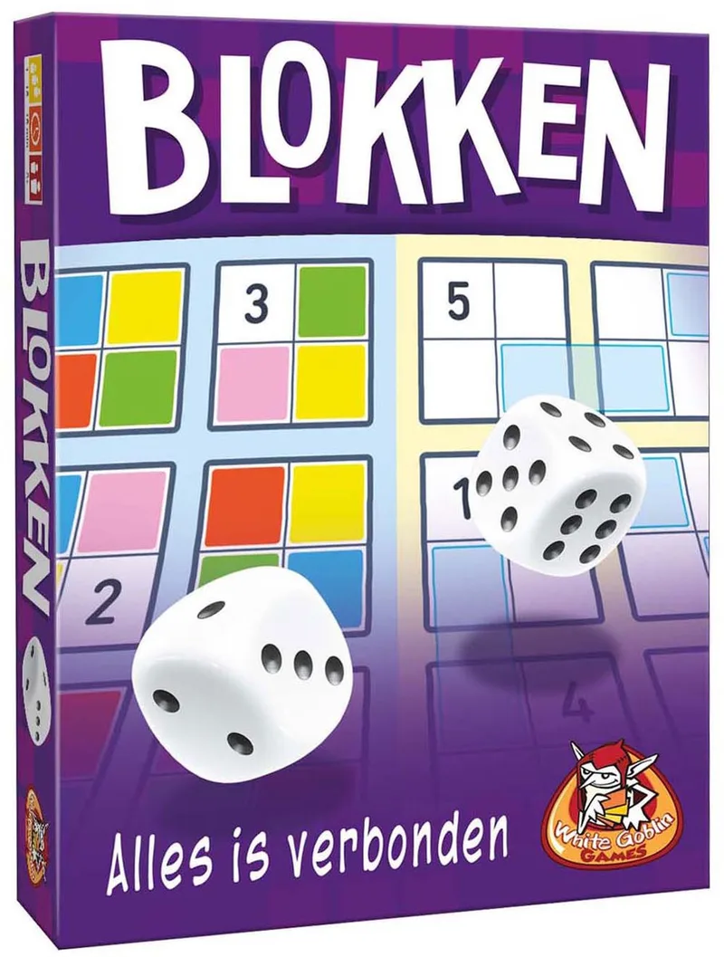 Blokken - Dobbelspel - 1 tot 15 spelers - Dobbelspel - Alleen of met een grote groep - Leuk cadeautje from White Goblin Games – box