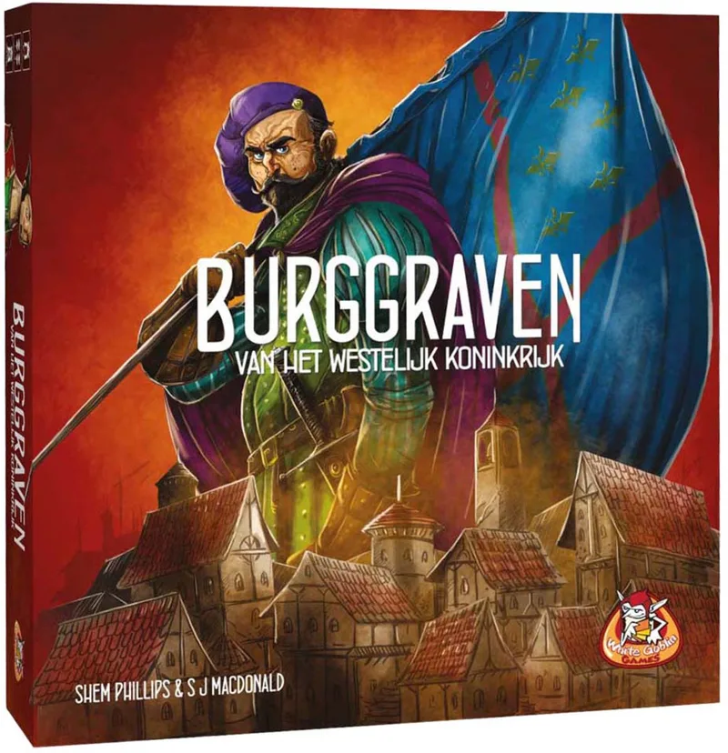 Burggraven van het Westelijk Koninkrijk - expertspel - 1 tot 4 spelers - 90 minuten - Vanaf 12 jaar fra White Goblin Games – æske