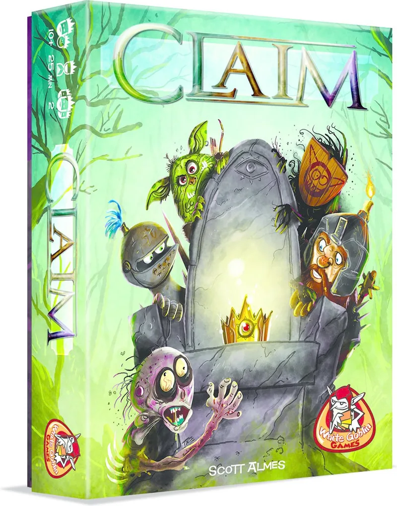 Claim - Kaartspel - 2 spelers - Tactisch kaartspel - Vanaf 10 jaar - Kaartspel met unieke facties fra White Goblin Games – æske