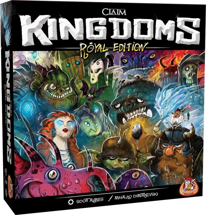 Claim Kingdoms Royal Edition - expertspel - 2 tot 4 spelers - 25 minuten - Vanaf 10 jaar från White Goblin Games – kartong
