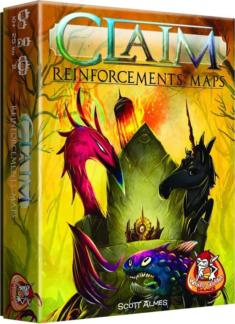Claim Reinforcements: Maps - Kaartspel - 2 spelers - Tactisch kaartspel - Vanaf 10 jaar - Kaartspel met unieke facties von White Goblin Games – Schachtel