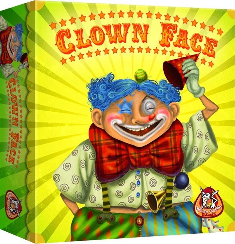 Clown Face - Snel en leuk kaartspel från White Goblin Games – kartong