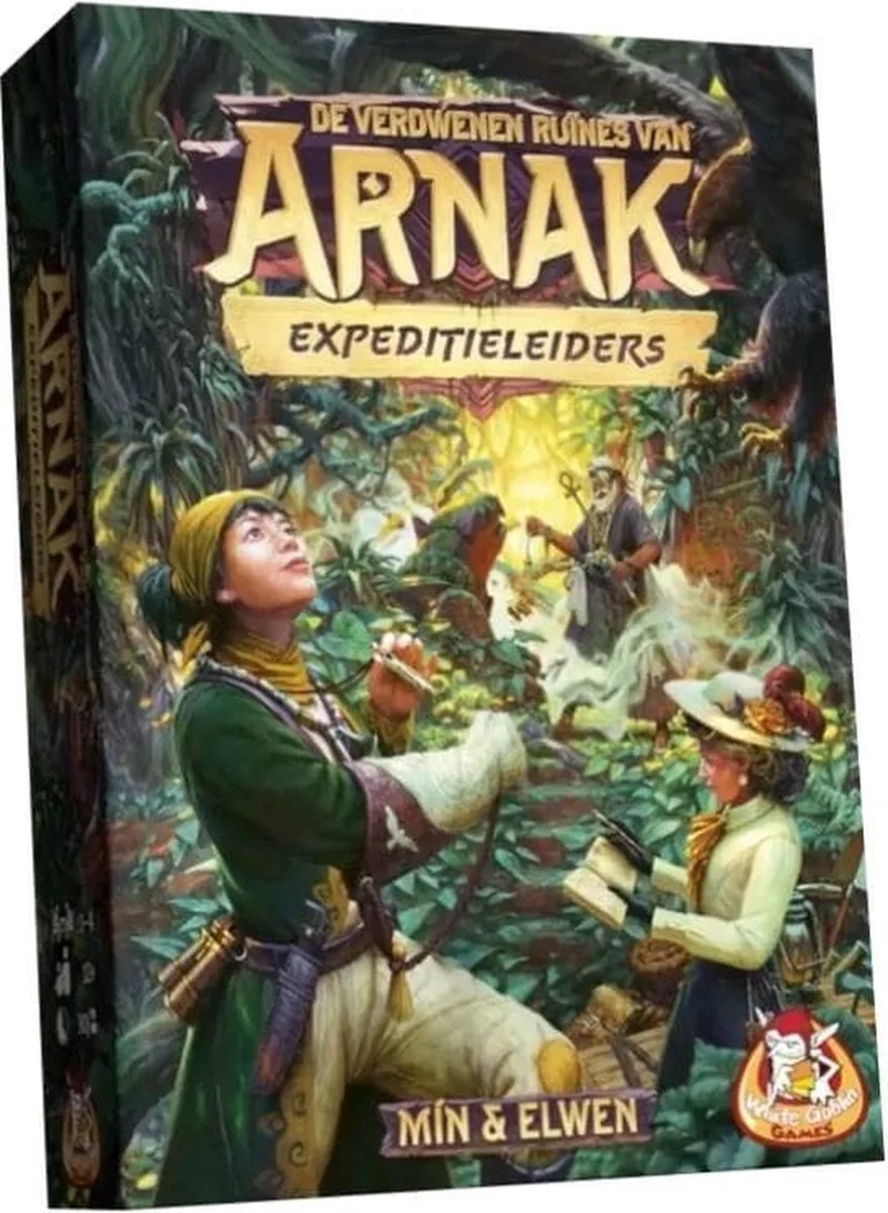 De Verdwenen Ruïnes van Arnak: Expeditieleiders - expertspel - 1 tot 4 spelers - 30 minuten - Vanaf 12 jaar från White Goblin Games – kartong