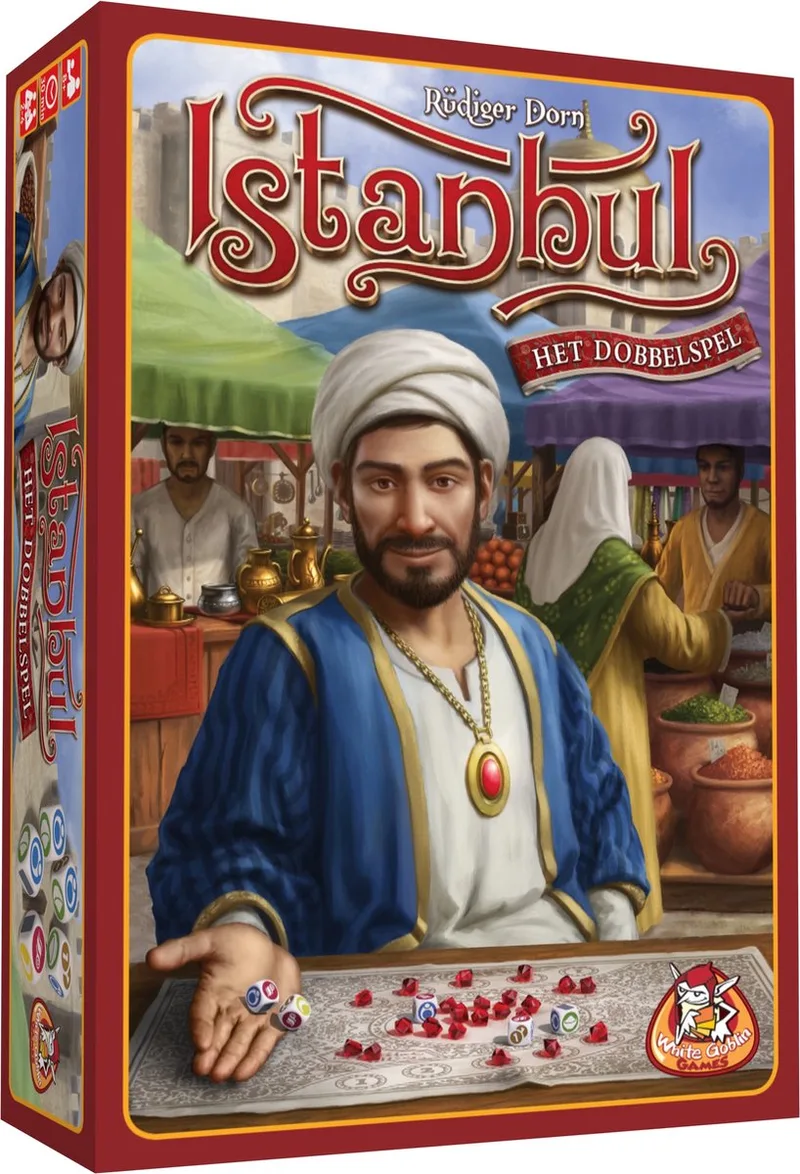 dobbelspel Istanbul Dobbelspel - 8+ fra White Goblin Games, Multicolor-udgave – æske