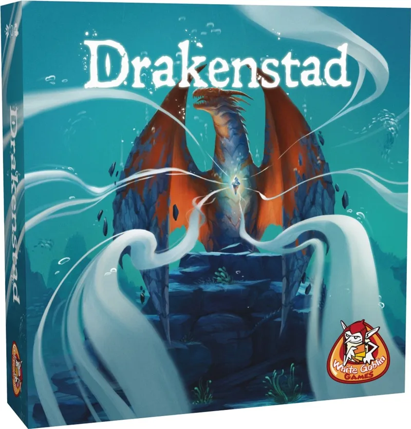 Drakenstad - 2 persoonsspel - 2 spelers - Snel en verslavend - 20 minuten - Vanaf 8 jaar from White Goblin Games – box