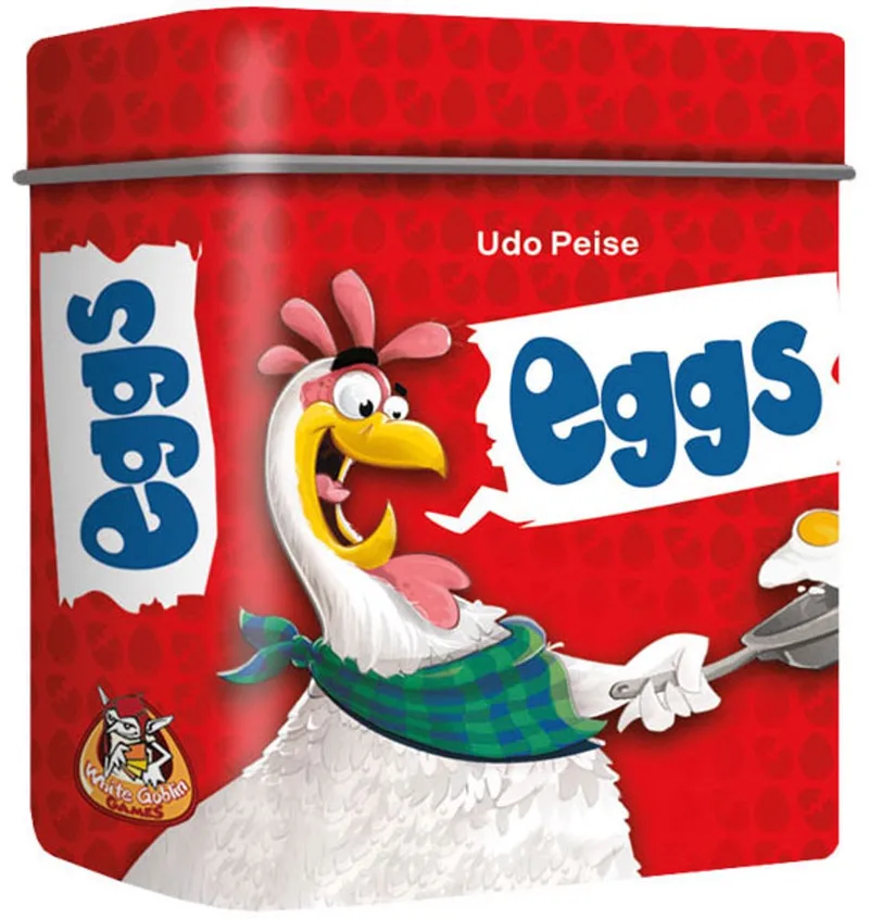 Eggs - Dobbelspel from White Goblin Games, Meerkleurig edition – box