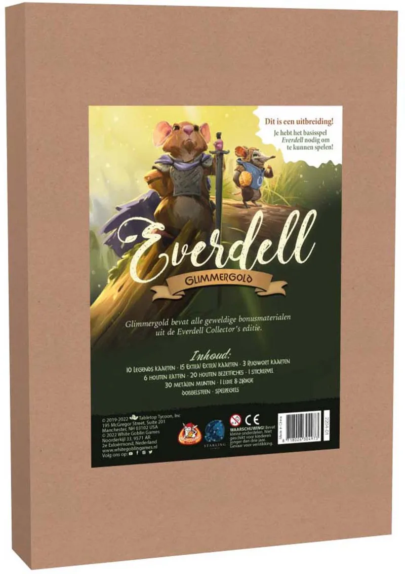 Everdell: Glimmergold - familiespel - 1 tot 4 spelers - 40 minuten - Vanaf 12 jaar from White Goblin Games – box