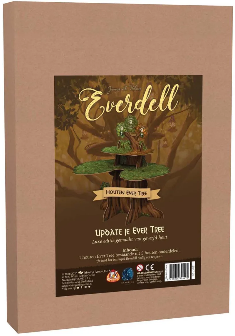 Everdell: Houten Evertree - familiespel - 1 tot 4 spelers - 40 minuten - Vanaf 12 jaar from White Goblin Games – box