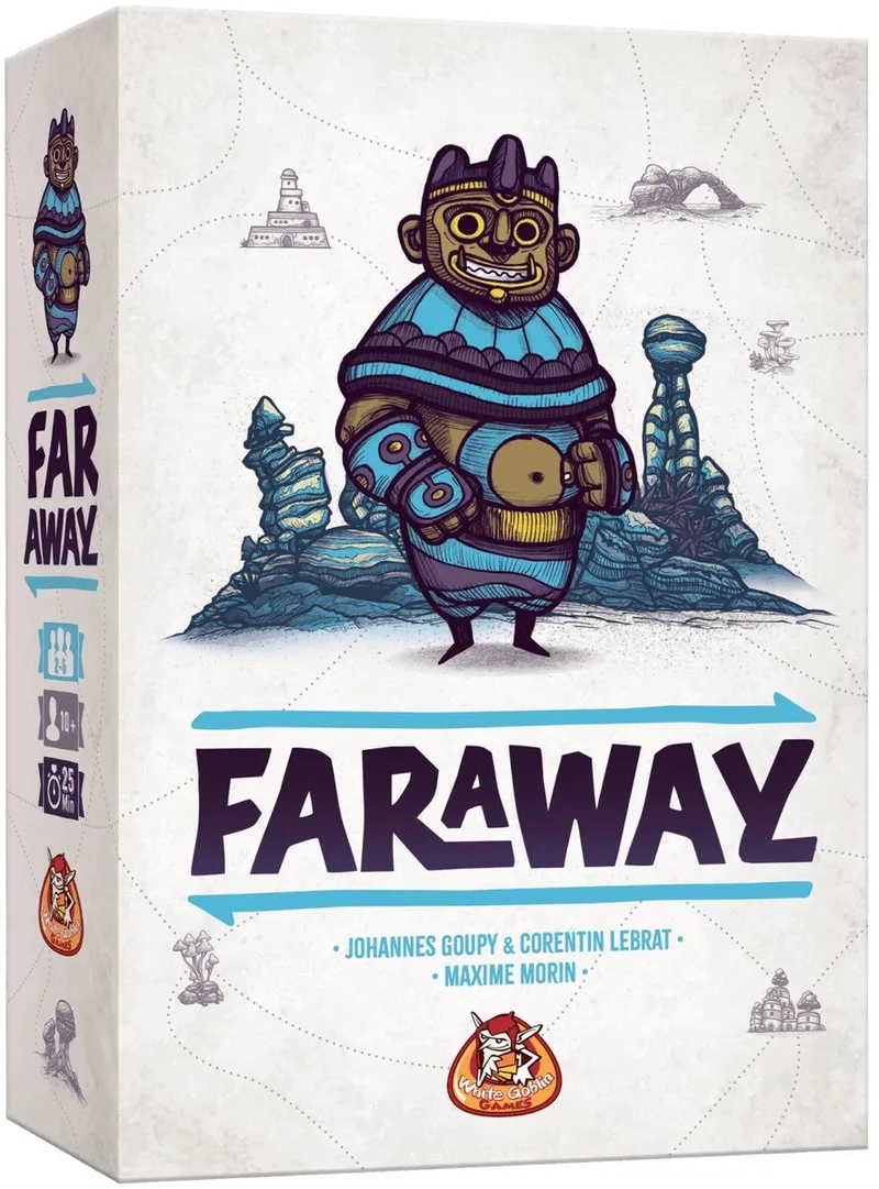 Faraway (geen kleur keuze) - Uitdagend kaartspel - 2 tot 6 spelers - Vanaf 10 jaar - 25 minuten från White Goblin Games – kartong