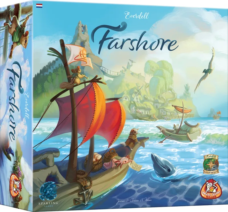 Farshore - familiespel - 1 tot 4 spelers - 60 minuten - Vanaf 10 jaar from White Goblin Games – box