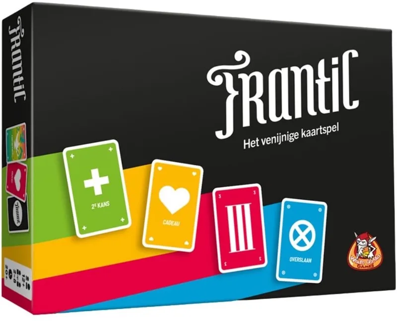 Frantic - Kaartspel - 2 tot 8 spelers - Chaos creëren - Hillarisch en Tactisch spel - Vanaf 12 jaar from White Goblin Games – box