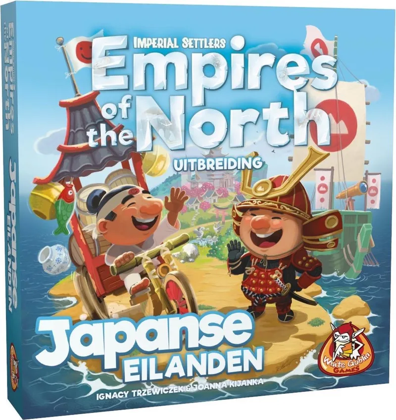 Gezelschapsspel Empires Of The North: Japanse Eilanden (nl) van White Goblin Games – doos