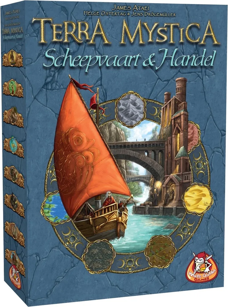 Gezelschapsspel Terra Mystica: Scheepvaart & Handel (nl) from White Goblin Games – box