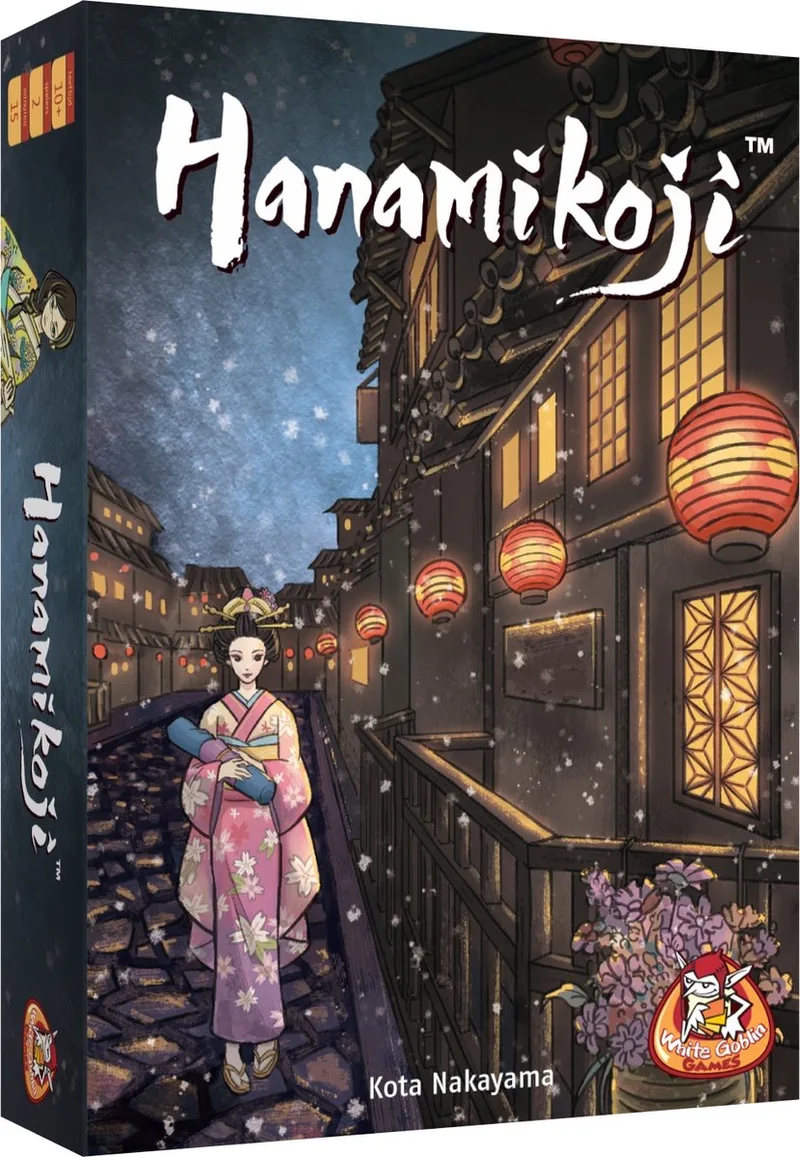 Hanamikoji - 2 persoonsspel - 2 spelers - Strategisch Duelspel - Vanaf 10 jaar - 15 - 30 minuten from White Goblin Games – box