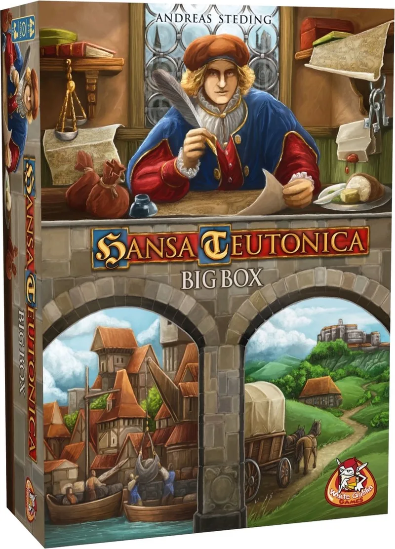 Hansa Teutonica Big Box - Strategisch bordspel - 12+ jaar de White Goblin Games – boîte