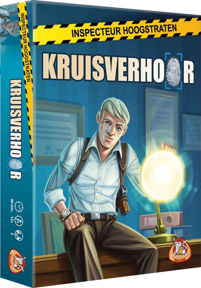 Inspecteur Hoogstraten: Kruisverhoor - Kaartspel från White Goblin Games – kartong