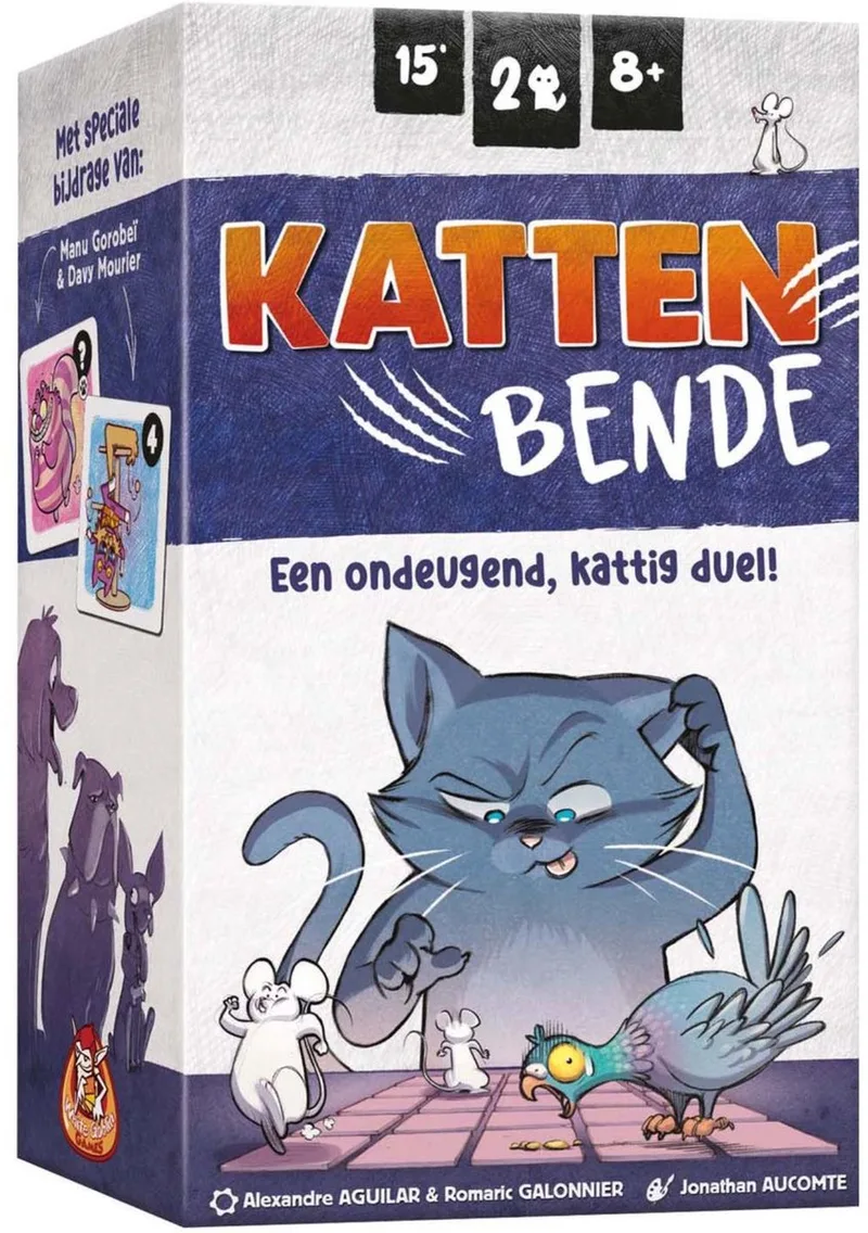 Kattenbende - 2 persoonsspel - 2 spelers - Tegellegspel - 15 minuten - Vanaf 8 jaar från White Goblin Games – kartong