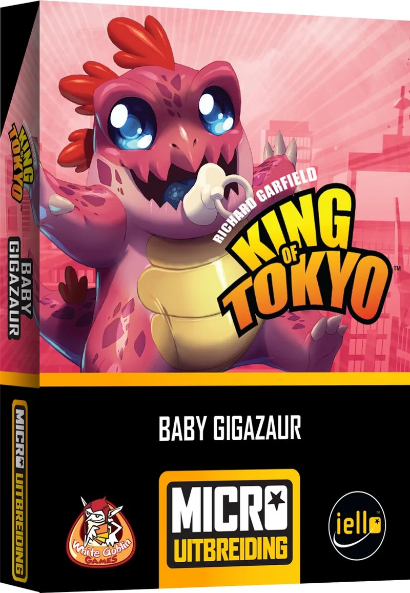King of Tokyo : Baby Gigazaur 0+. från White Goblin Games, utgåva Meerkleurig – kartong
