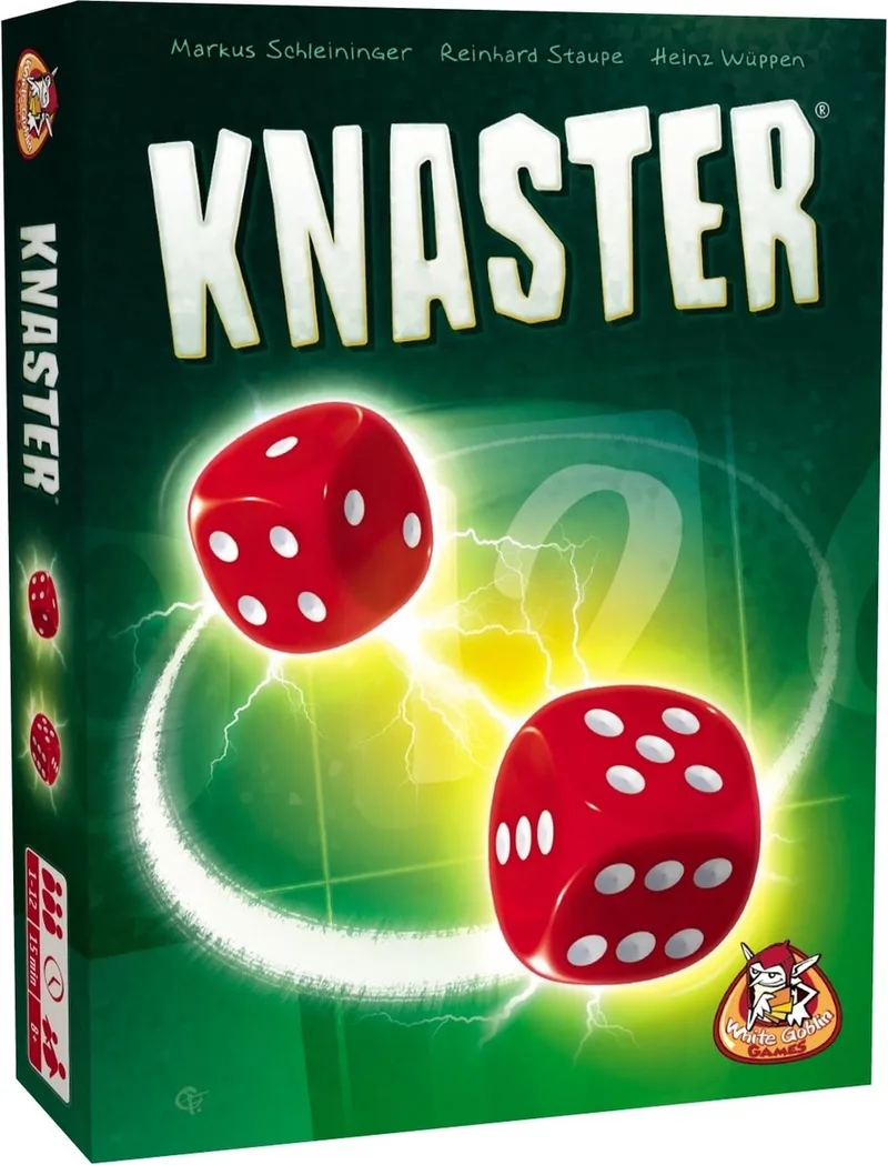 Knaster - Dobbelspel - 1 tot 15 spelers - Met een groep of solo - Roll & Write - Voor jong en oud from White Goblin Games – box