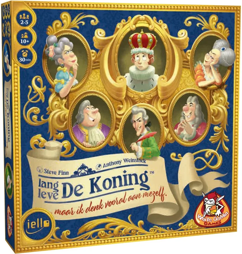 Lang Leve de Koning - Bordspel fra White Goblin Games – æske