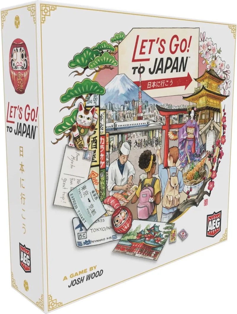Let's go to Japan - familiespel - 1 tot 4 spelers - 45 minuten - Vanaf 10 jaar från White Goblin Games – kartong
