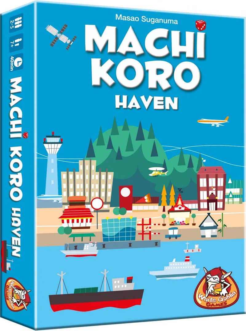 Machi Koro: Haven - familiespel - 2 tot 5 spelers - 40 minuten - Vanaf 7 jaar van White Goblin Games, editie Multikleur – doos