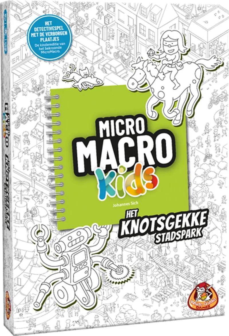 Micro Macro Kids - Coöperatiefspel - 1 tot 4 spelers - 15 minuten - Vanaf 6 jaar de White Goblin Games – boîte