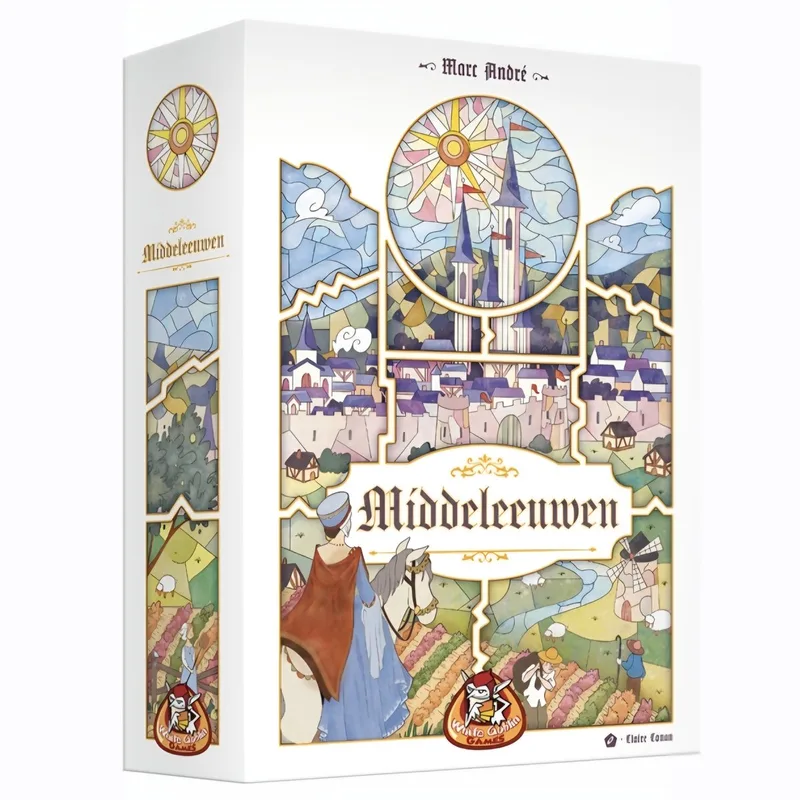 Middeleeuwen - familiespel - 2 tot 5 spelers - 30 minuten - Vanaf 10 jaar fra White Goblin Games, Meerkleurig-udgave – æske
