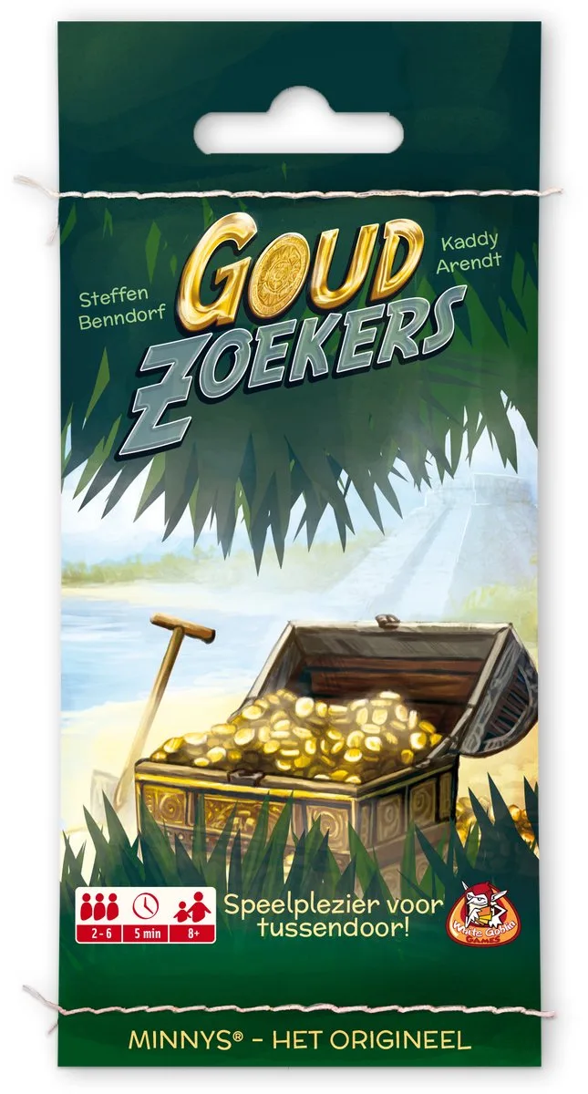 Minnys: Goudzoekers - familiespel - 2 tot 4 spelers - 10 minuten - Vanaf 8 jaar de White Goblin Games – boîte