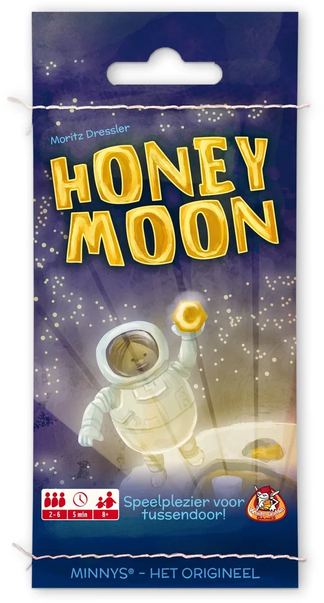 Minnys: Honey Moon - familiespel - 2 tot 6 spelers - 5 minuten - Vanaf 8 jaar fra White Goblin Games – æske