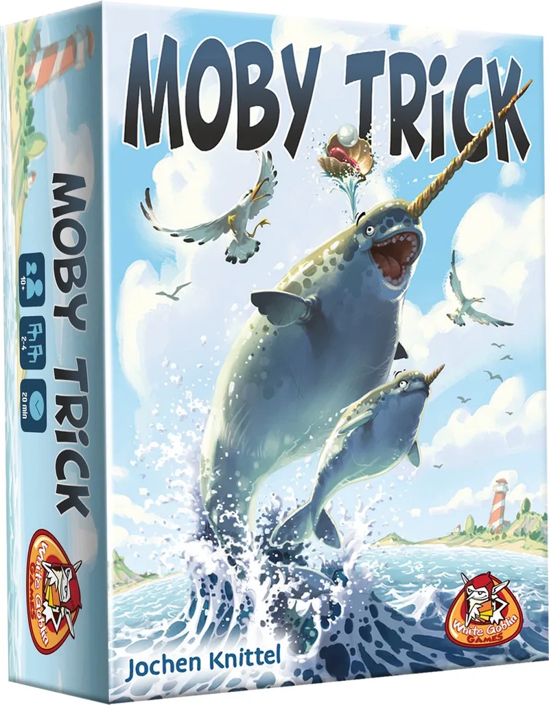 Moby Trick - Kaartspel - 2 tot 4 spelers - 20 minuten - Vanaf 10 jaar från White Goblin Games – kartong