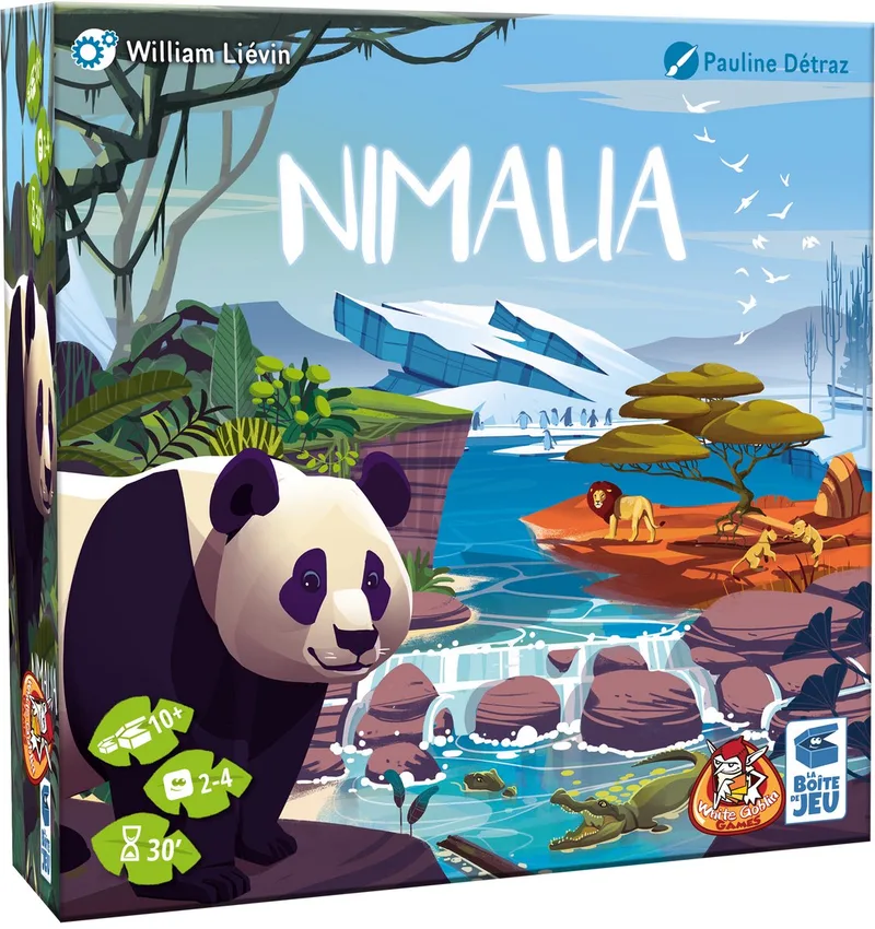 Nimalia - Kaartspel - 2 tot 4 spelers - 30 minuten - Vanaf 10 jaar from White Goblin Games – box