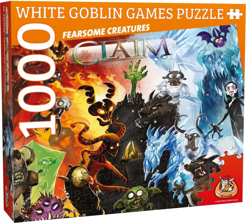 Puzzel - 1000 Stukjes - Volwassenen - Legpuzzel van White Goblin Games, editie Claim 1 – doos