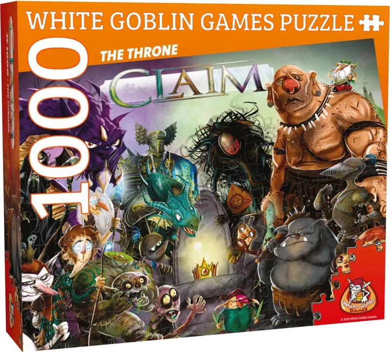 Puzzel - 1000 Stukjes - Volwassenen - Legpuzzel van White Goblin Games, editie Claim 2 – doos