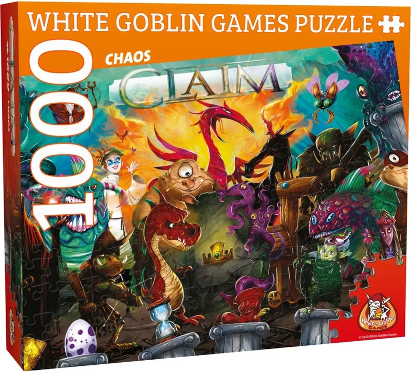 Puzzel - 1000 Stukjes - Volwassenen - Legpuzzel van White Goblin Games, editie Claim 3 – doos
