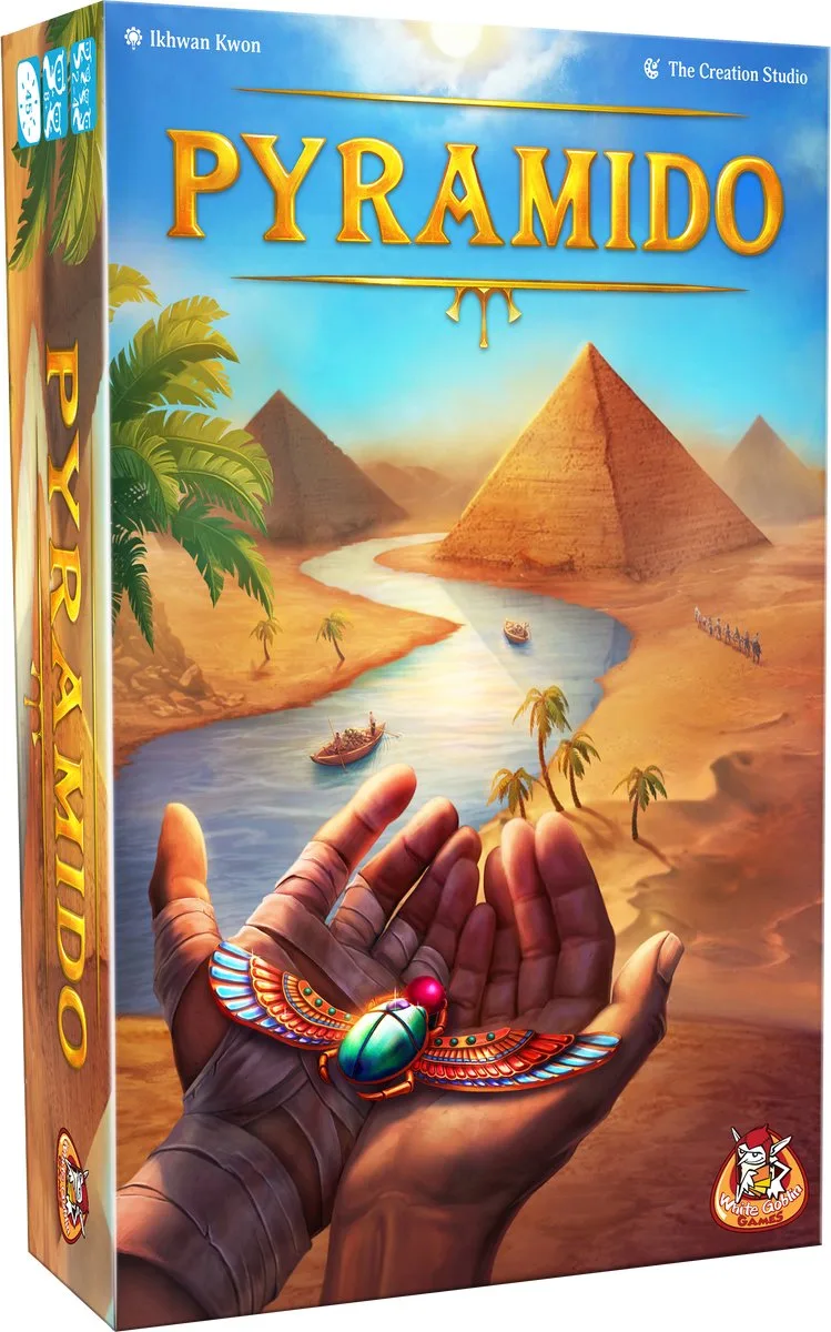 Pyramido - familiespel - 2 tot 4 spelers - 45 minuten - Vanaf 8 jaar de White Goblin Games – boîte