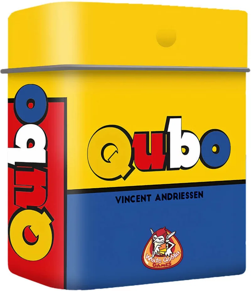 Qubo - Kaartspel - 2 tot 4 spelers - 20 minuten - vanaf 7 jaar - Leuk meeneemblikje fra White Goblin Games – æske