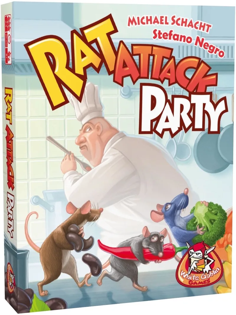 Rat Attack Party - Kaartspel fra White Goblin Games – æske