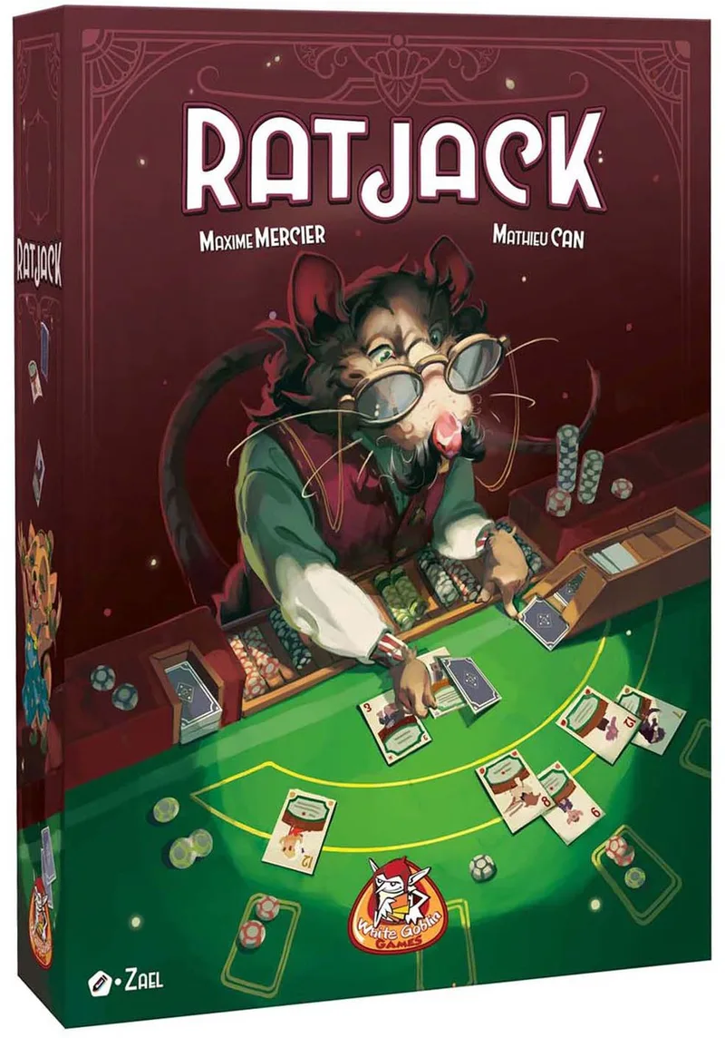 Ratjack - Kaartspel - 2 tot 4 spelers - 20 minuten - Vanaf 10 jaar - Vlot en interactief kaartspel fra White Goblin Games – æske