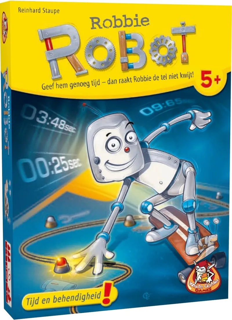 Robbie Robot - Gele reeks fra White Goblin Games – æske