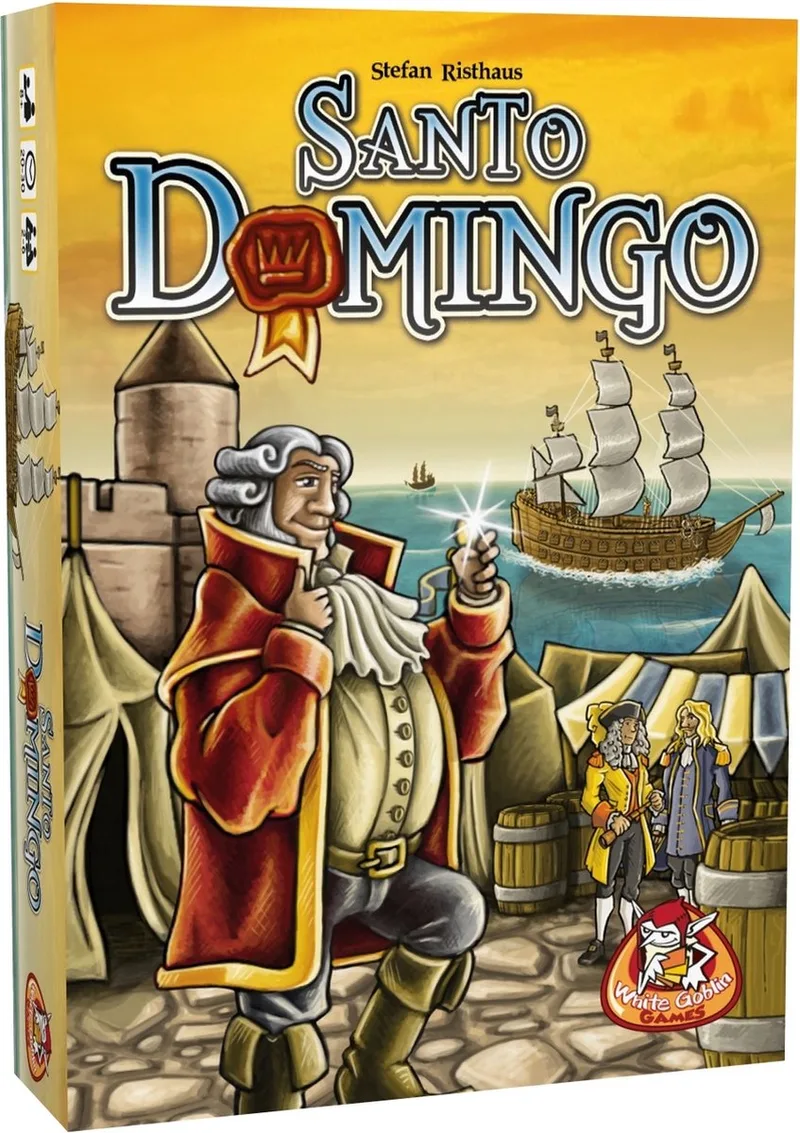 Santo Domingo - familiespel - 2 tot 6 spelers - 20 minuten - Vanaf 8 jaar - Kaarspel met geluk från White Goblin Games – kartong