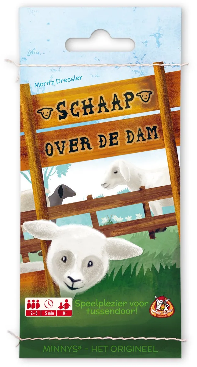 Schaap over de Dam - Tactisch dobbelspel voor schapen fra White Goblin Games – æske